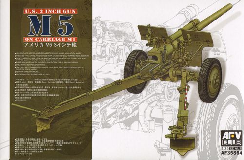 Afv Club - 3in Gun M5 On Carriage M1 Afv Club - 3in Gun M5 On Carriage M1